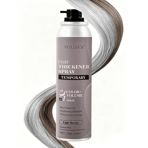 Vista 10 de Raíz retoque para arriba el espray temporal del color del cabello #1 café oscuro