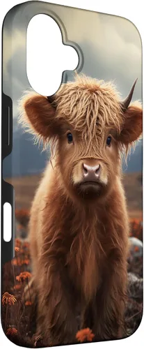 Vista 3 de Funda Highland Cow para iPhone 16