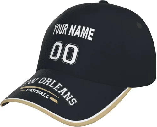 Vista 16 de Cap Custom Football Hats with Any Name and Number Personalized Gifts for Men Women Football Sports Fans