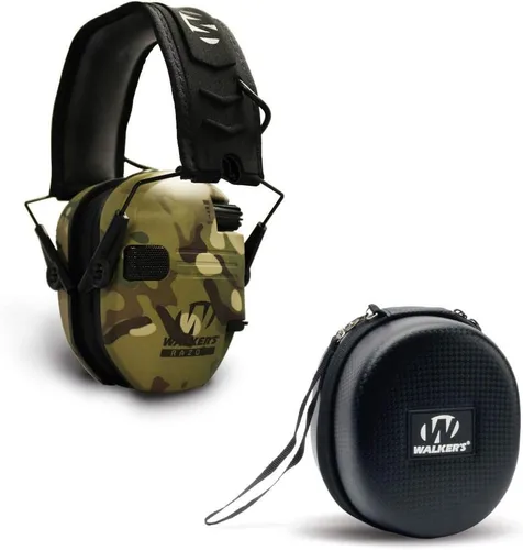 Vista 26 de Walker's Razor Slim - Protector auditivo electrónico para tiro (amplificación y supresión de sonido) con estuche protector