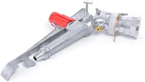 Vista 6 de YIYIBYUS Pistola rociadora de riego de 2 pulgadas, 65-80M de área de impacto grande 360 rociador de agua ajustable para riego agrícola a gran escala