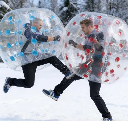 Vista 8 de Pelota inflable para adultos y niños, pelotas de fútbol de burbujas, juguete para patio de recreo, pelotas de hámster humano, bolas de zorb