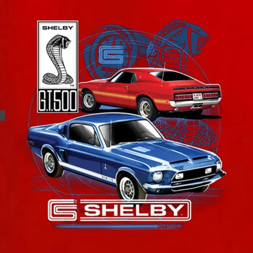 Vista 2 de Wild Bobby Shelby GT 500 Cobra Ford Motors - Regalo oficial para hombres, automóviles y camiones, sudadera unisex con cuello redondo
