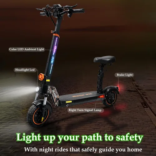 Vista 6 de Scooter eléctrico para adultos, 5600 W/1500 W/1200 W/800 W, scooter eléctrico rápido, 46/40/35 MPH velocidad máxima, batería de 27 Ah/20.8 Ah/15.6