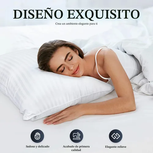 Vista 5 de COZSINOOR Bed Pillows for Sleeping Queen Size Set of 2 for Side Sleeper