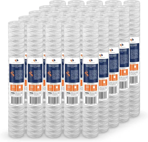 Vista 12 de Aquaboon Cartucho de filtro de agua para heridas de cuerda de 1 micrón, 20 x 2.5 pulgadas, reemplazo del filtro de agua para toda la casa