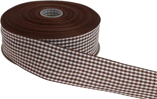 Vista 61 de Cinta a cuadros de 50 yardas cada rollo 100% poliéster con borde tejido (1/1-2 pulgadas x 50 yardas, negro)