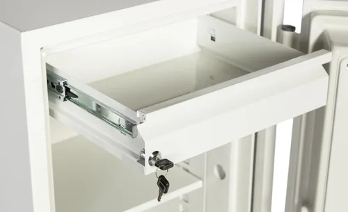 Vista 4 de Caja fuerte ignífuga de 2 horas – Cerradura digital – Seguro contra incendios y clasificación de impacto – Resistente al agua – Kit atornillado