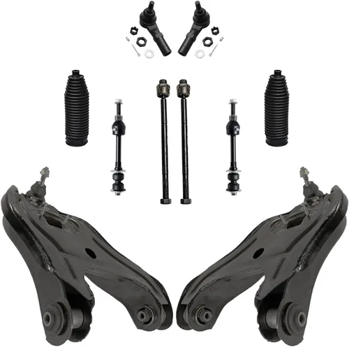 Vista 94 de Detroit Axle - Kit de suspensión delantera de 10 piezas para Chevrolet Trailblazer GMC Envoy 2004-2007 2005 2006 Soportes de brazo de control