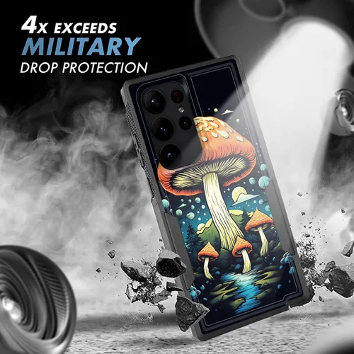 Vista 854 de Funda para Galaxy A14 5G, resistente de doble capa híbrida de policarbonato duro, goma suave, a prueba de golpes, funda protectora resistente