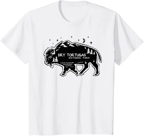Vista 20 de Camiseta Dry Tortugas National Park Buffalo FL Cutout Florida, Blanco, S