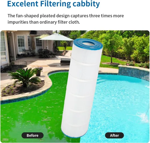 Vista 4 de Cartucho de filtro de piscina PLF106A compatible con CX880XRE, C4020, C4025, C4030, C-7488, FC-1226, C4 × 106 pies cuadrados Cartucho de 4