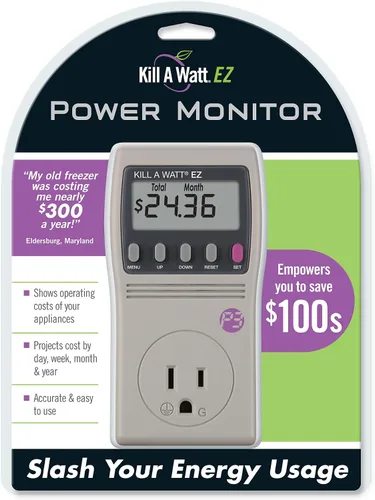 Vista 4 de P3 Paquete de 2 monitores de uso de electricidad International P4460 Kill A Watt EZ, color gris