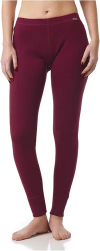 Vista 14 de MERIWOOL - Pantalones térmicos de capa base para mujer, 100% lana merina, 400g, pesados Negro