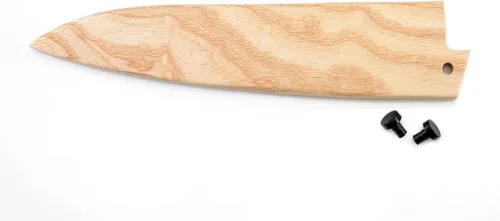 Vista 8 de Mercer Culinary Funda protectora de cuchillo de madera de abedul Saya para cuchillos de chef de 10" y Gyuto de 240 mm