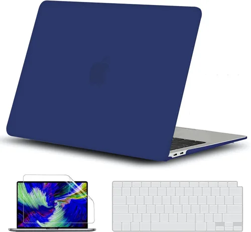 Vista 29 de GVTECH Funda para MacBook Air de 13 pulgadas (2010-2017) A1369 A1466 carcasa rígida de plástico, carcasa negra