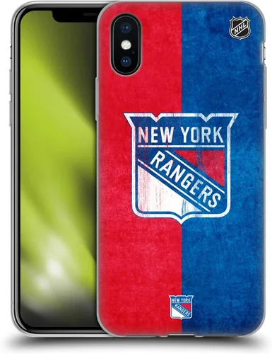 Vista 243 de Head Case Designs Funda de gel suave con licencia oficial de la NHL Camouflage New York Rangers compatible con Apple iPhone 7 Plus/iPhone 8 Plus