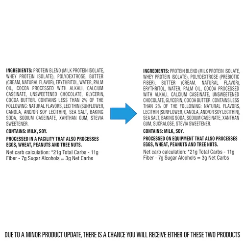 Vista 10 de Galleta de proteínas Quest Nutrition, aptas para la dieta Keto, rica en proteínas, baja en carbohidratos, sin soja.