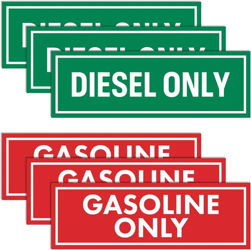 Vista 12 de Sutter Signs 3 calcomanías diésel para tanque de combustible, calcomanías adhesivas resistentes a la intemperie para camiones, tractores, latas