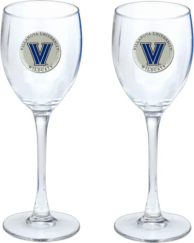 Vista 15 de Heritage Pewter Copas de vidrio de Arkansas, juego de 2, copas de vino de copa de 12 onzas, vidrio de peltre elaborado por expertos