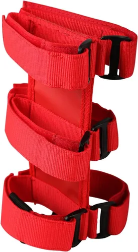 Vista 10 de Soporte para extintor de incendios, Negro