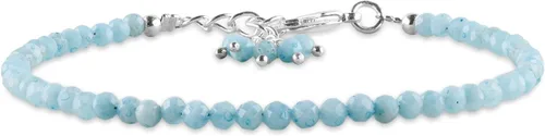 Vista 41 de Natural Gemstone Micro Round Beads Dainty Choker Bangle Bracelet, Handmade Jewelry for Women, Healing Chakra Crystals Silver Plated Chain 8 inch