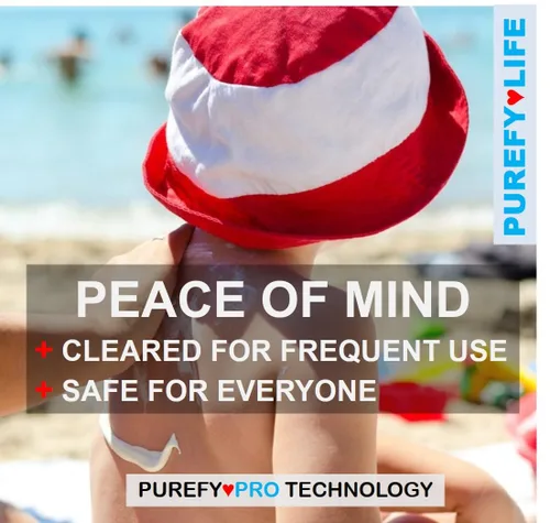 Vista 5 de PUREFY Spray tópico (3.4 onzas) calmante para la cara y el cuerpo, tecnología Purefypro Dermal HOCL, soporte natural para el cuidado de la piel