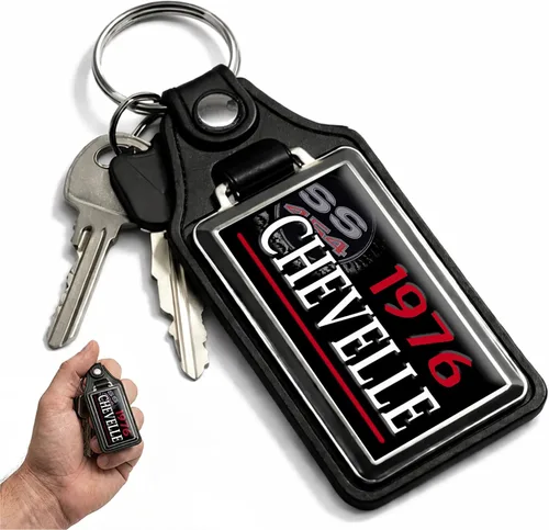 Vista 74 de Brotherhood Llavero de coche para Chevelle - Llavero de modelos clásicos para hombres y mujeres, llavero de regalo