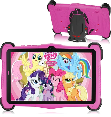 Vista 8 de Fivahiva Tableta para niños Android 15 de 7 pulgadas, tableta para niños de 3 a 7, 10 GB de RAM 64 GB de ROM, WiFi, pantalla IPS, control parental