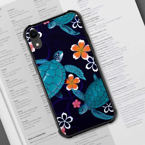 Vista 144 de Funda compatible con iPhone XR, diseño de elefantes africanos para niñas, diseño de patrón a prueba de golpes, antiarañazos, carcasa trasera