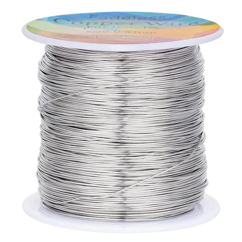 Vista 13 de Alambres de cobre resistentes al deslustre de 65.6 pies, alambre de cobre para electrocultura en jardinería, alambre de cobre de calibre 16, cables