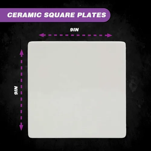 Vista 5 de Placa personalizada para aniversario 50 de boda con soporte, platos cuadrados de cerámica de porcelana de 9 pulgadas, regalo de aniversario dorado