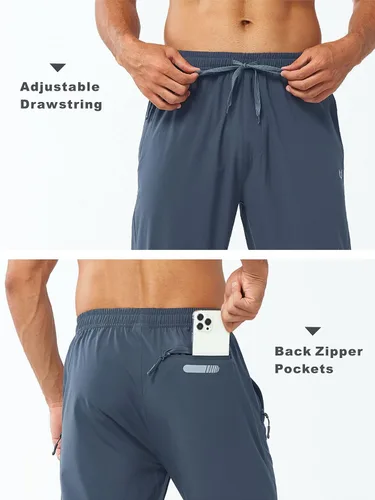 Vista 5 de NORTHYARD Pantalones deportivos para hombre, pantalones deportivos para correr, entrenamiento, ligeros, para gimnasio, correr, pantalones deportivos