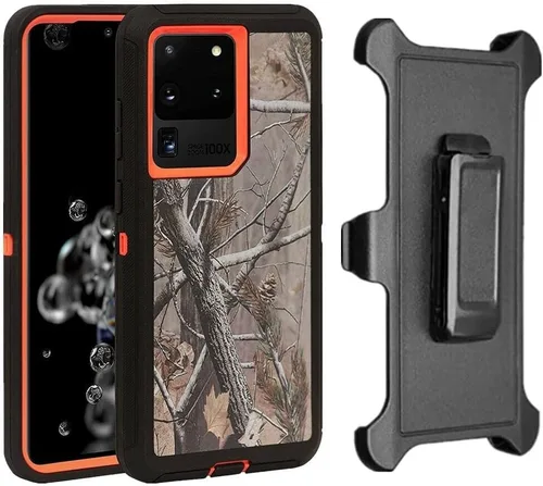 Vista 12 de Funda para Galaxy S23 Plus Defender, diseño de camuflaje, funda híbrida a prueba de golpes, diseño de doble capa, cubierta dura diseñada