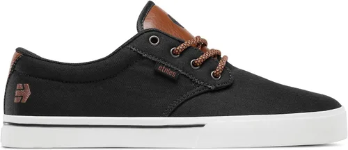 Vista 8 de Etnies Jameson 2 Eco Sustainable Skate Style, Reinforced Cupsole, Cushioned Feel, Everyday Sneakers, Vegan Negro/Azul
