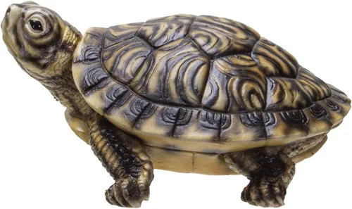 Vista 5 de Pacific Giftware Figura realista de resina de tortuga de vientre amarillo