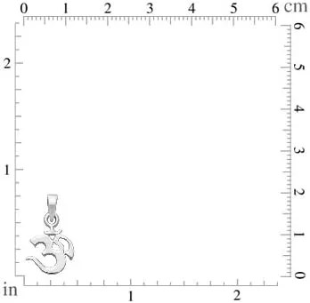 Vista 2 de Mimi - Colgante de plata de ley 925 OM OHM AUM