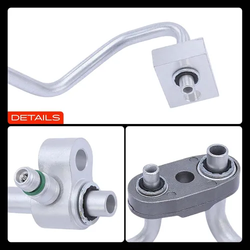 Vista 9 de A-Premium Conjunto de manguera de descarga de A/C y línea de líquido compatible con Chevrolet Sonic 2013-2018, 1.6L 1.8L