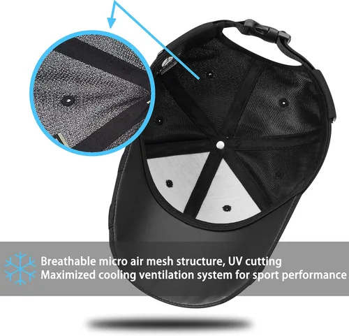 Vista 4 de Teamlife Max Cool Air Ventilation Mesh Back Performance Sport Gorra de béisbol al aire libre para hombre y mujer