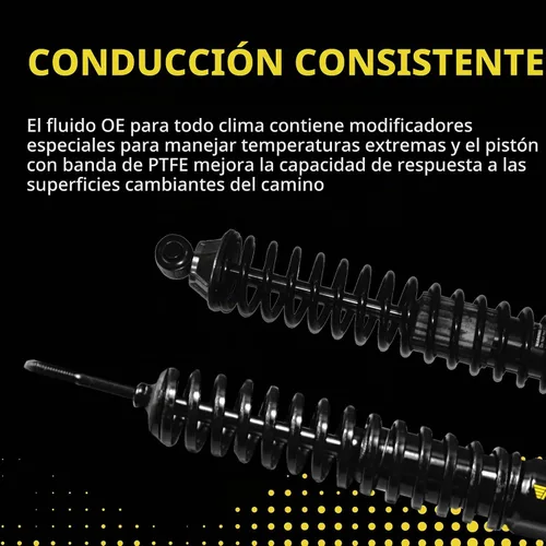 Vista 3 de Monroe Amortiguador de suspensión de ajuste de carga 58608 y conjunto de muelles helicoidales, paquete de 2 para Ford Ranger