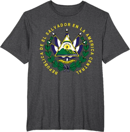 Vista 17 de amdesco Salvador Camisa, salvadoran Escudo de armas playera, mujer L, Blanco