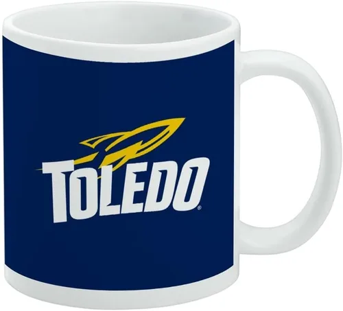 Vista 406 de Taza de cerámica con el logotipo principal de la Universidad Rider, taza de regalo novedosa para café, té y bebidas calientes, 11oz, blanca