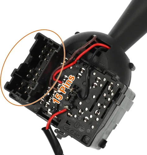 Vista 6 de X AUTOHAUX 8201167981 Interruptor de luz de señal de giro Columna Conjunto de interruptor multifunción para Renault Clio IV Hatchback 2012-2016