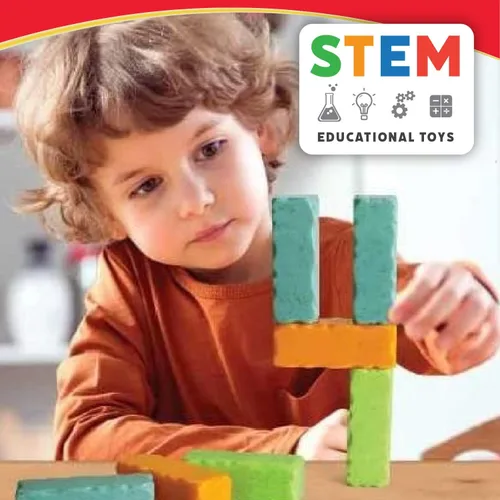 Vista 6 de POPULAR PLAYTHINGS Gravity Blox - Juguete de construcción de equilibrio, bloques apilables con peso para juego creativo, juego de rompecabezas