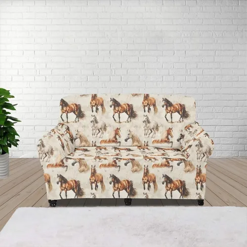 Vista 83 de ZOUTAIRONG Fundas elásticas para sofá con estampado de ramas de camuflaje 3D para sofá, funda para muebles de un solo cojín, decoración del hogar u