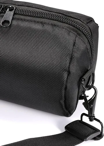 Vista 6 de Funda de transporte para trípode de 33 pulgadas/33.5 in, bolsa de nailon resistente con correa para el hombro, acolchada para soporte ligero