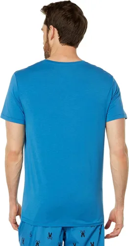 Vista 2 de Psycho Bunny Lounge Pocket Tee Yale Blue MD, Azul Yale