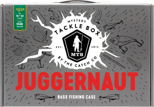 Vista 7 de Catch Co Mystery Tackle Box Freshwater Largemouth and Smallmouth Bass Lures Fishing Kit
