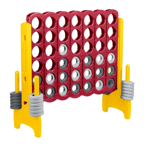 Vista 18 de ECR4Kids Jumbo 4-To-Score, Juego Gigante, Naranja, Púrpura Anaranjado/Púrpura