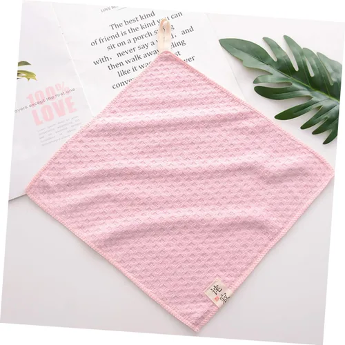 Vista 3 de 4 toallas cuadradas de secado rápido, toallas de baño de microfibra para niños, toallas pequeñas de secado rápido, toallas delicadas para la cara
